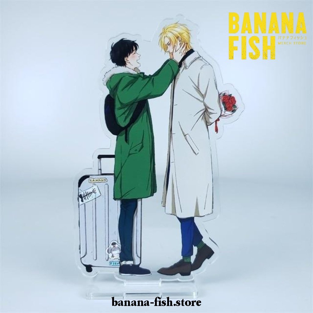 ash and eiji fanart, banana fish