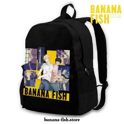 2021 Cute Banana Fish Backpack Teen Style 6 / 17 Inches