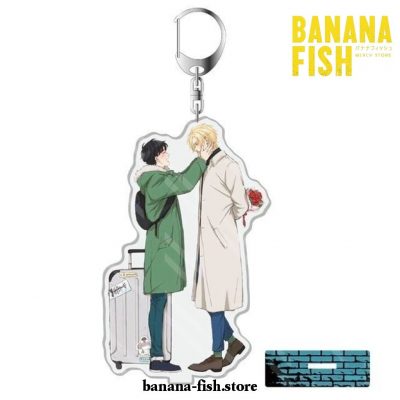 2021 Style Banana Fish Acrylic Keychain Couple