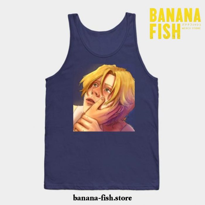 Ash Lynx Banana Fish Tank Top Navy Blue / S