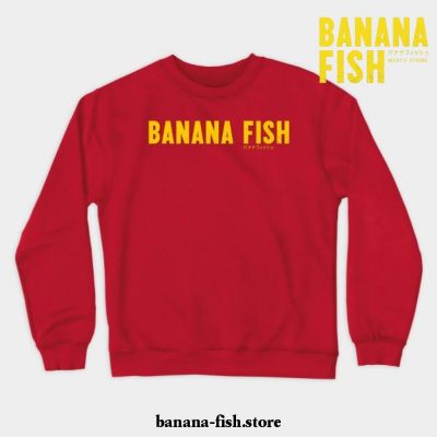 Banana Crewneck Sweatshirt Red / S