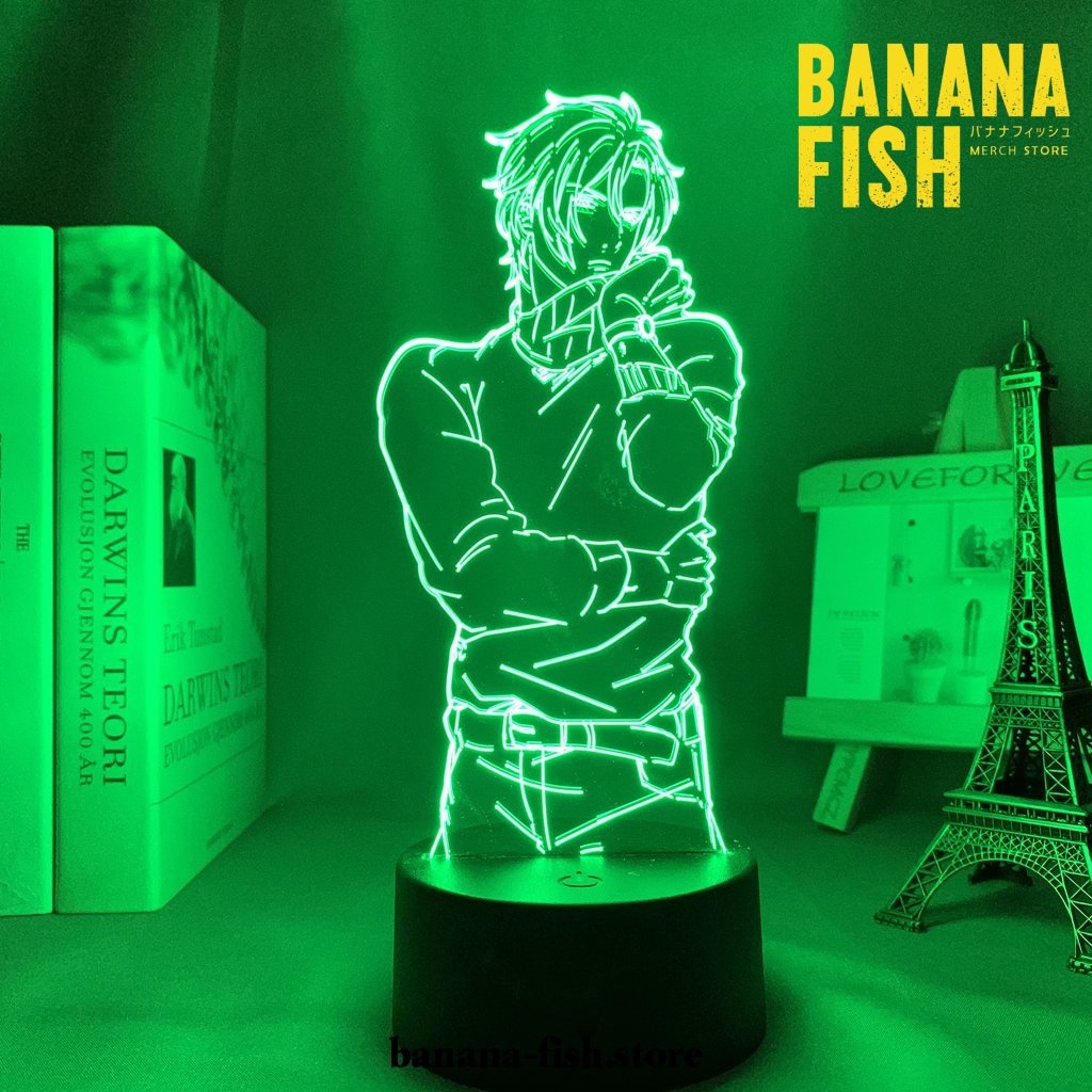 Ash Lynx and Eiji Okumura Led Anime Lamp (Banana Fish)