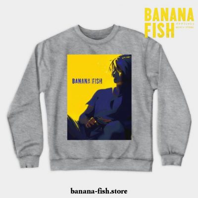 Banana Fish Ash Lynx Anime Crewneck Sweatshirt Gray / S