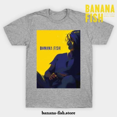 Banana Fish Ash Lynx Anime T-Shirt Gray / S