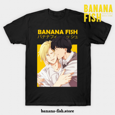 Banana Fish Ash Lynx Eiji Okumura Anime T-Shirt Black / S