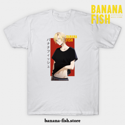 Banana Fish Ash Lynx Eiji Okumura Anime T-Shirt White / S