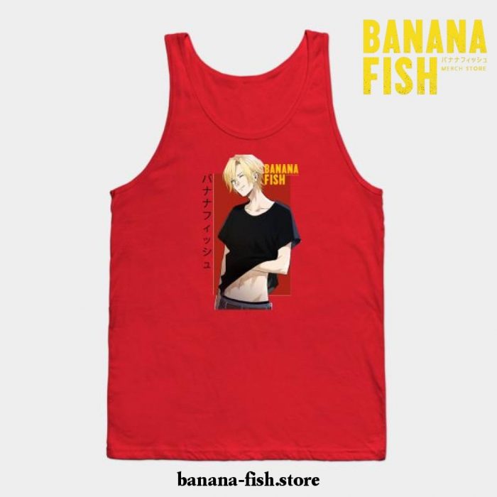 Banana Fish Ash Lynx Eiji Okumura Anime Tank Top 02 Red / S