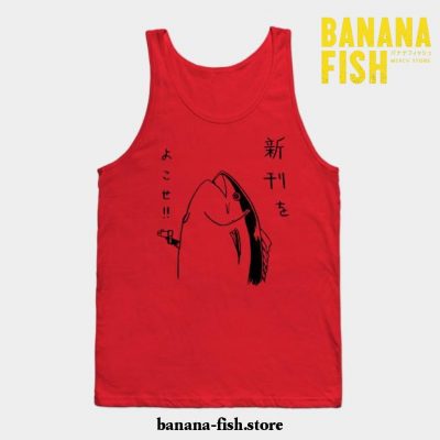 Banana Fish Ash Lynx Eiji Okumura Anime Tank Top 03 Red / S