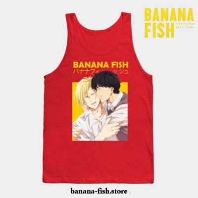 Banana Fish Ash Lynx Eiji Okumura Anime Tank Top Red / S