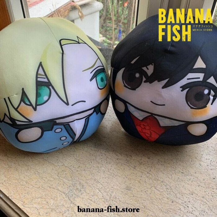 Banana Fish Ash Lynx + Eiji Okumura Plush Doll Toy Hug