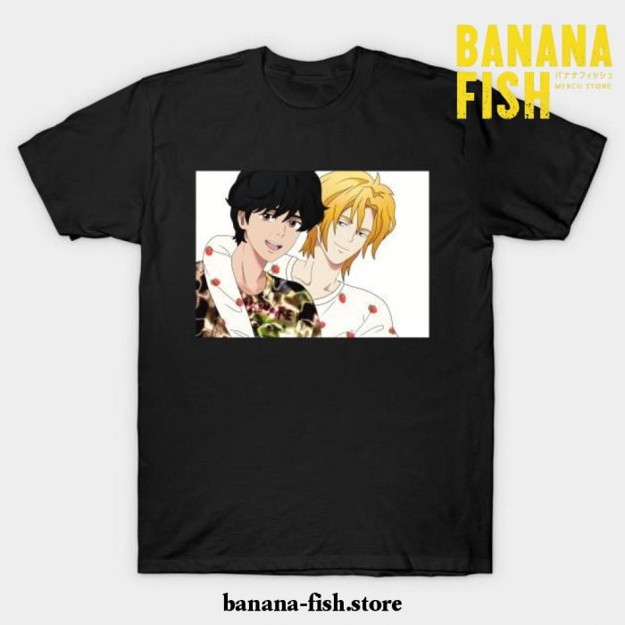 Banana Fish Ash Lynx Eiji Okumura T-Shirt Black / S