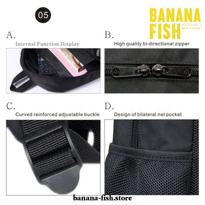Banana Fish Ash Lynx Handsome Backpack