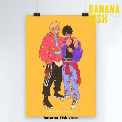 Banana Fish Couple Hip Hop Wall Art