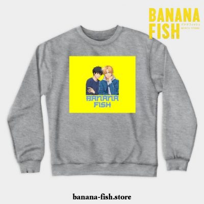 Banana Fish Crewneck Sweatshirt Gray / S