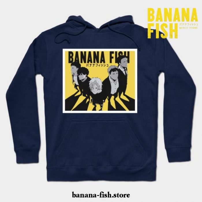 Banana-Fish Hoodie Navy Blue / S