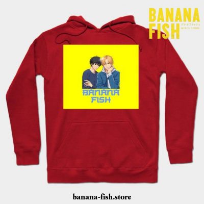 Banana Fish Hoodie Red / S