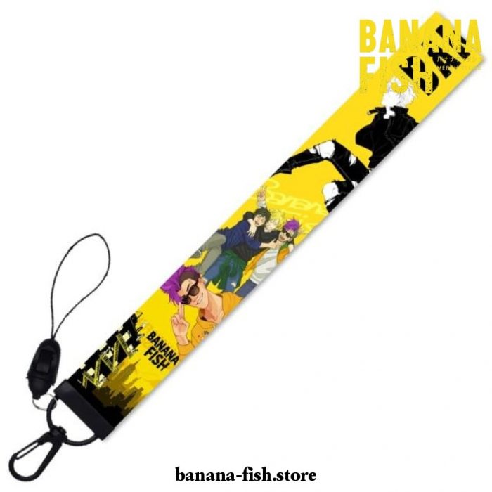 Banana Fish Lanyards Fashion Ribbon Keychain Style 2