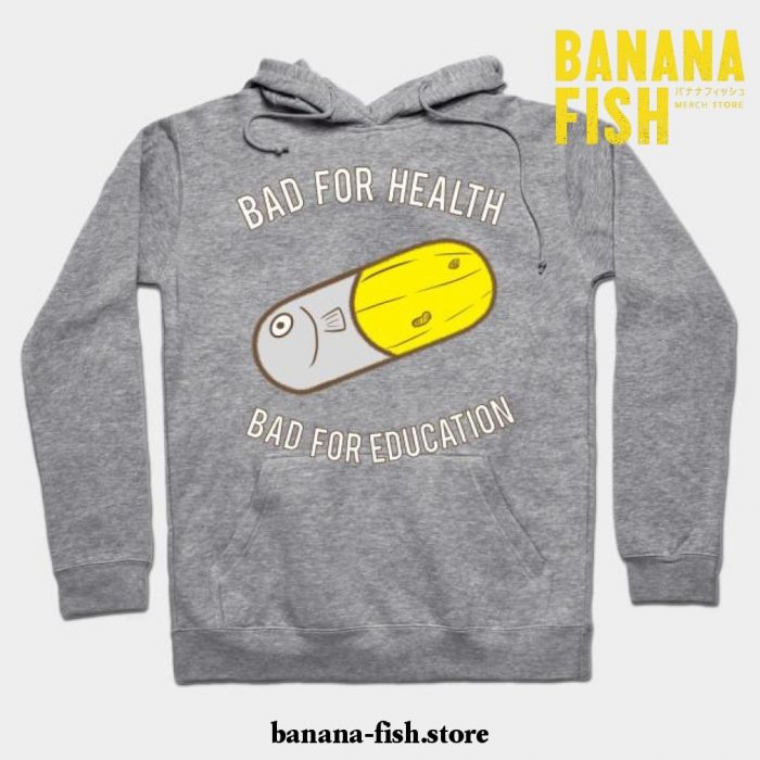 Banana Pish Hoodie Gray / S