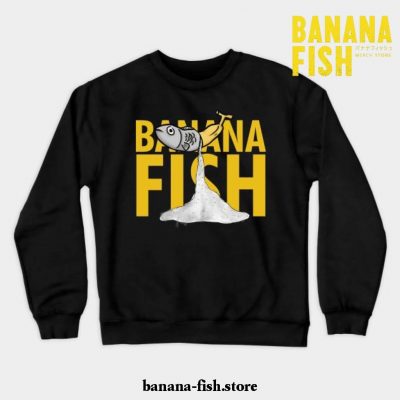 Bananish Crewneck Sweatshirt Black / S