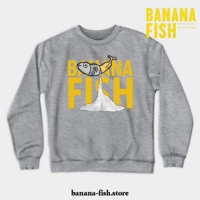 Bananish Crewneck Sweatshirt Gray / S