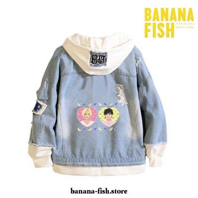 Cute Banana Fish Team Denim Jacket
