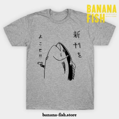 Fish Holdup T-Shirt Gray / S