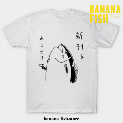 Fish Holdup T-Shirt White / S