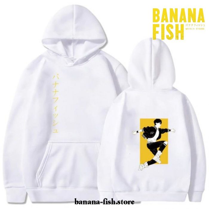 Hot 2021 Banana Fish Double Hoodie White / Xxxl