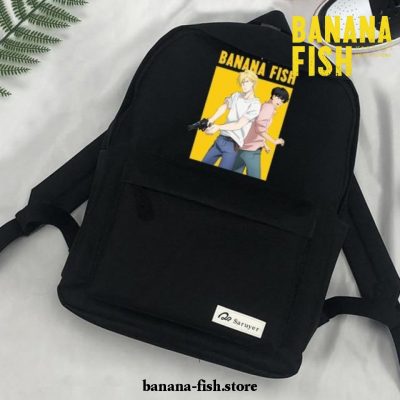 New Style Banana Fish Mochilas Backpack Black
