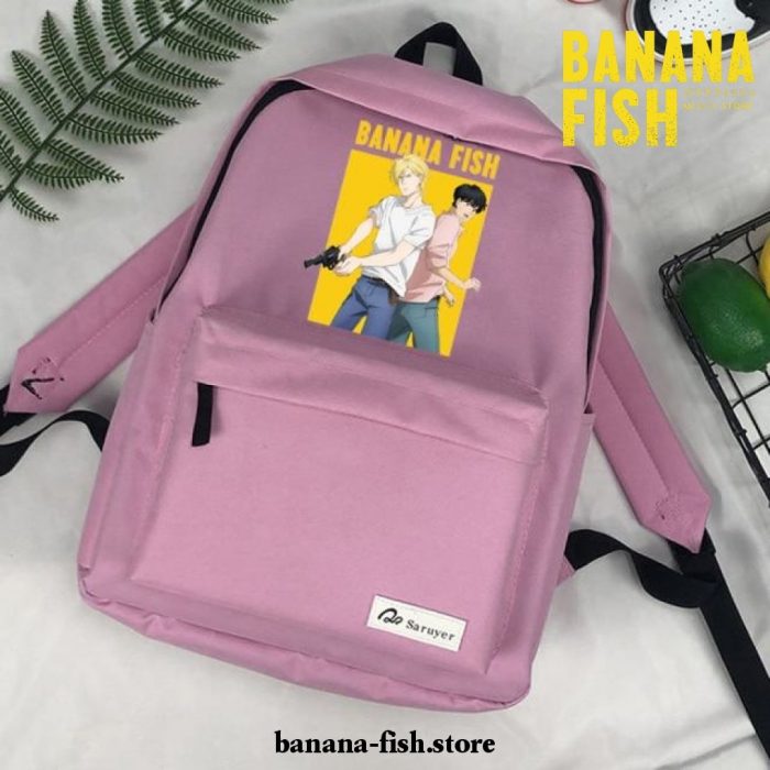 New Style Banana Fish Mochilas Backpack Pink