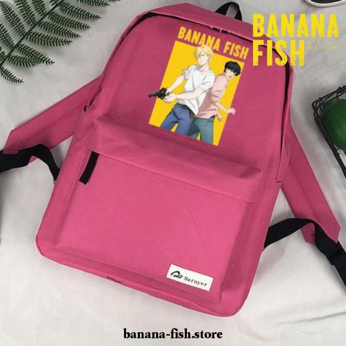 New Style Banana Fish Mochilas Backpack Red