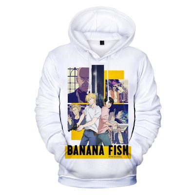Hot Sale BANANA FISH 3D Hoodies Men Women Autumn Fashion Long Sleeve Casual Sweatshirt 3D Print 2 - Banana Fish Store