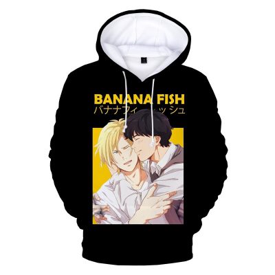 New Comfortable BANANA FISH 3D Hoodies Men Women Fashion Casual Sweatshirt 3D Print Plus Size Anime - Banana Fish Store