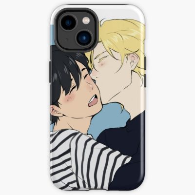 Ash And Eiji Soft Kiss Iphone Case Official Cow Anime Merch