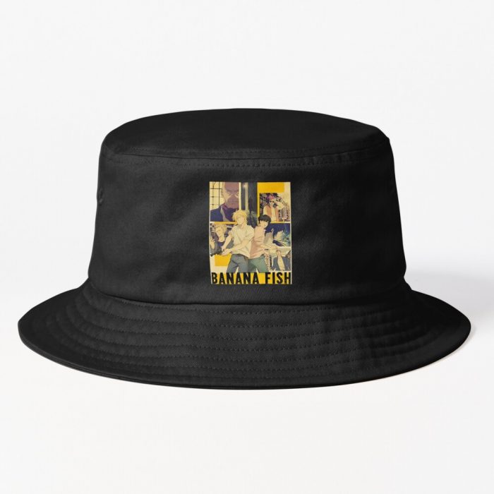 Banana Fish Inspection Time Bucket Hat Official Cow Anime Merch