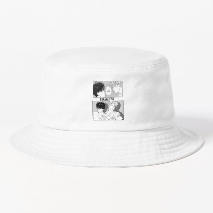 Banana Fish Manga - Stay By My Side Stencil Bucket Hat Official Cow Anime Merch