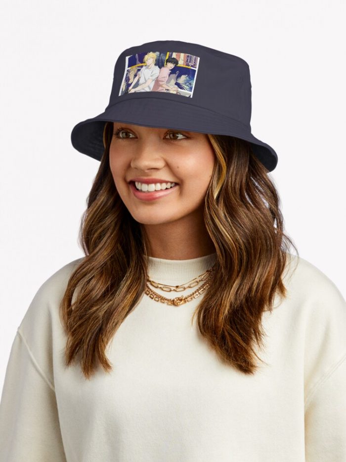 Banana Fish Collage Bucket Hat Official Cow Anime Merch