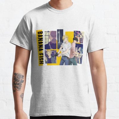 Banana Fish Official Poster Cover Design T-Shirt Official Cow Anime Merch