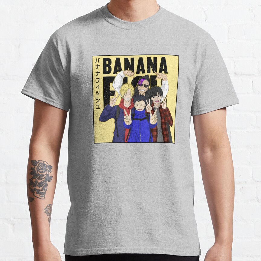 Banana Fish Friend Group T-Shirt - Banana Fish Store