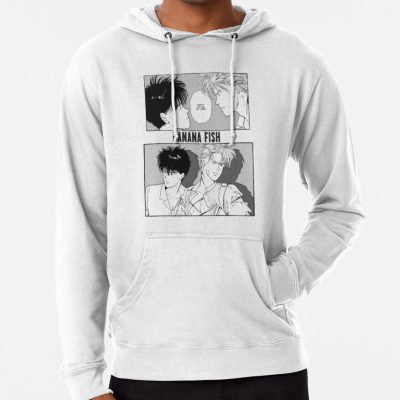 Banana Fish Manga - Stay By My Side Stencil Hoodie Official Cow Anime Merch