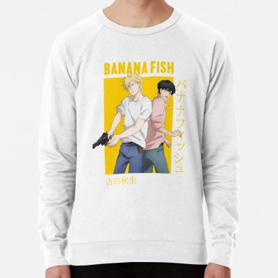 Banana Fish Ash Lynx Eiji Okumura Card Anime Sweatshirt Official Cow Anime Merch