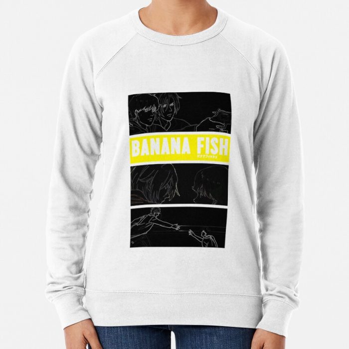 Banana Fish - Snapshots On Dark Sweatshirt Official Cow Anime Merch