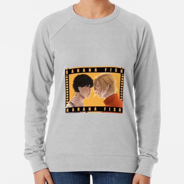 Banana Fish Fanart: Ash And Eiji Sweatshirt Official Cow Anime Merch