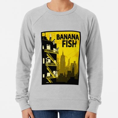 Banana Fish Nyc Skyline Sweatshirt Official Cow Anime Merch