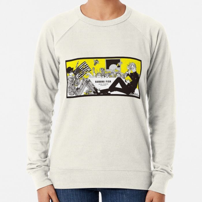 Banana Fish Akimi Yoshida Presents Sweatshirt Official Cow Anime Merch