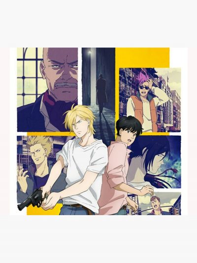Banana Fish Collage Poster Tapestry Official Cow Anime Merch