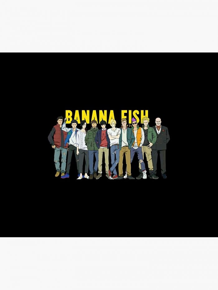 Banana Fish Group Gift For Fan Tapestry Official Cow Anime Merch