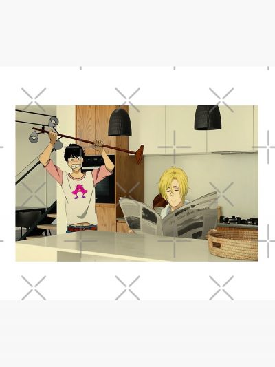 Eiji And Ash From Banana Fish Tapestry Official Cow Anime Merch