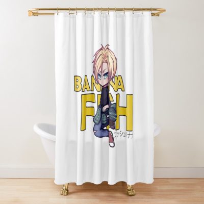 Banana Fish Ash Shower Curtain Official Cow Anime Merch