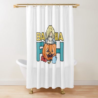 Ash Lynx Banana Fish Shower Curtain Official Cow Anime Merch